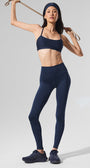 High-Waist Airlift Legging - Navy
