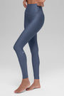High-Waist Airlift Legging - Bluestone