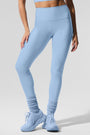 High-Waist Airlift Legging - Seashell Blue