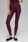 High-Waist Airlift Legging - Burgundy
