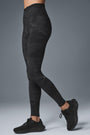High-Waist Camo Vapor Legging - Black Camouflage