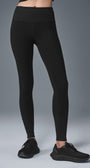 High-Waist Alosoft Lounge Legging - Black