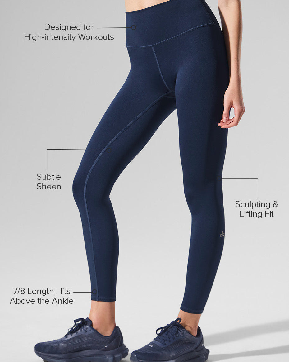 7/8 High-Waist Airlift Legging - Navy
