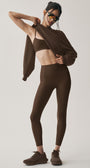 7/8 High-Waist Airlift Legging - Espresso