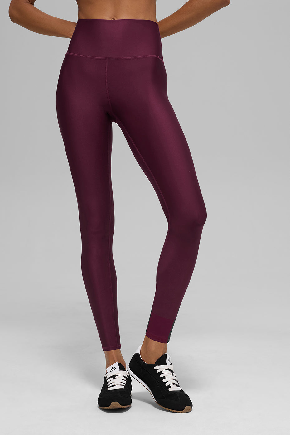 7/8 High-Waist Airlift Legging - Burgundy