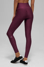 7/8 High-Waist Airlift Legging - Burgundy