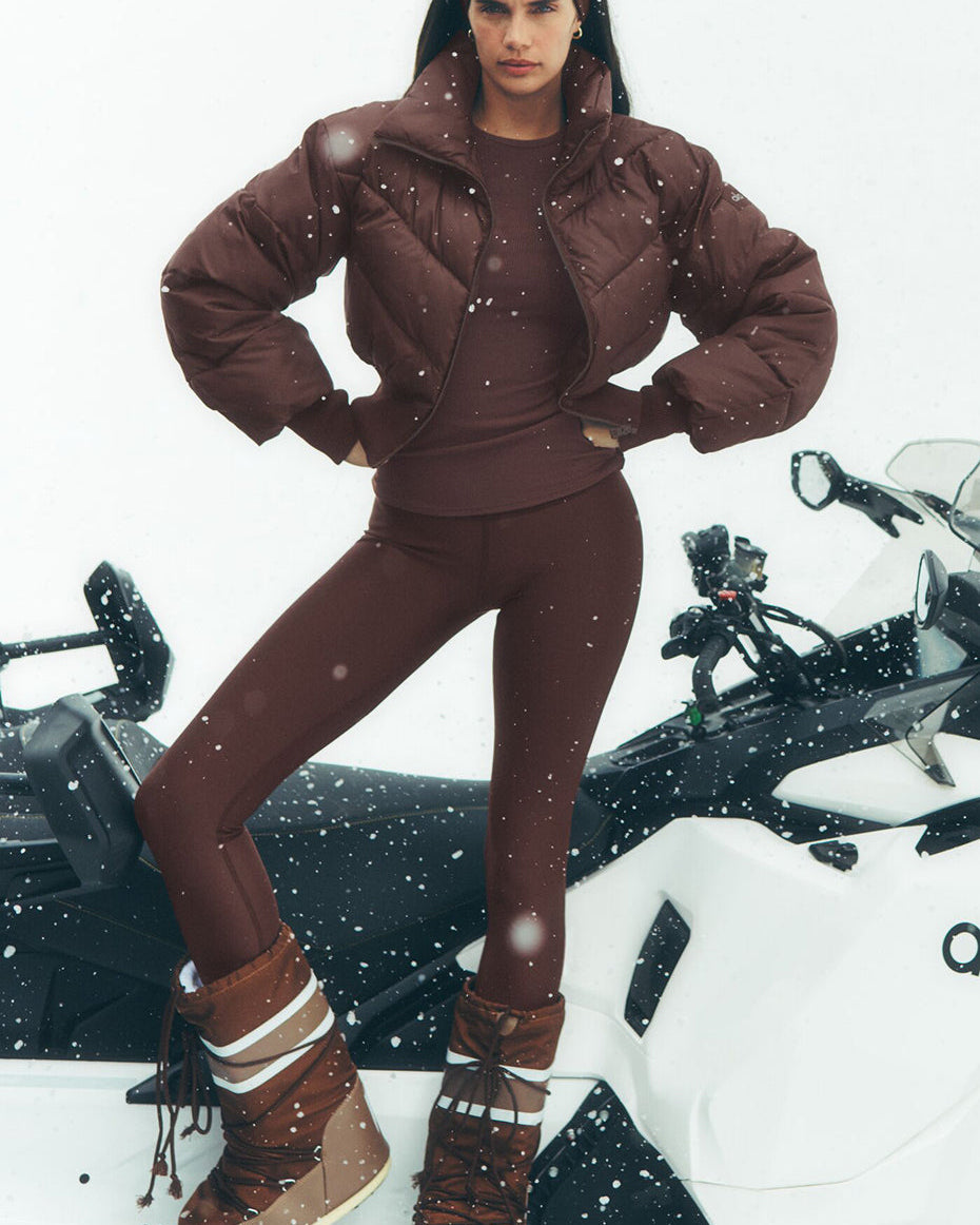 7/8 High-Waist Airlift Legging - Brownstone