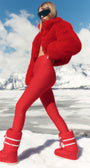 7/8 High-Waist Airlift Legging - Bright Red