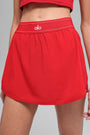 Match Point Tennis Skirt - Bright Red