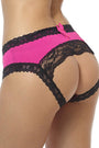 Lacy Crotchless Panty