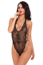 High Hip Lace Teddy