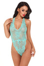 High Hip Lace Teddy