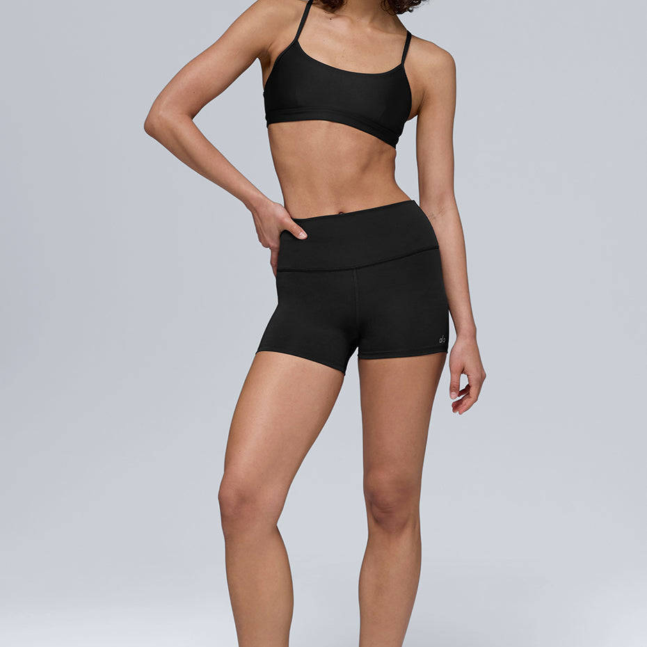 3" High-Waist Airlift Short - Black