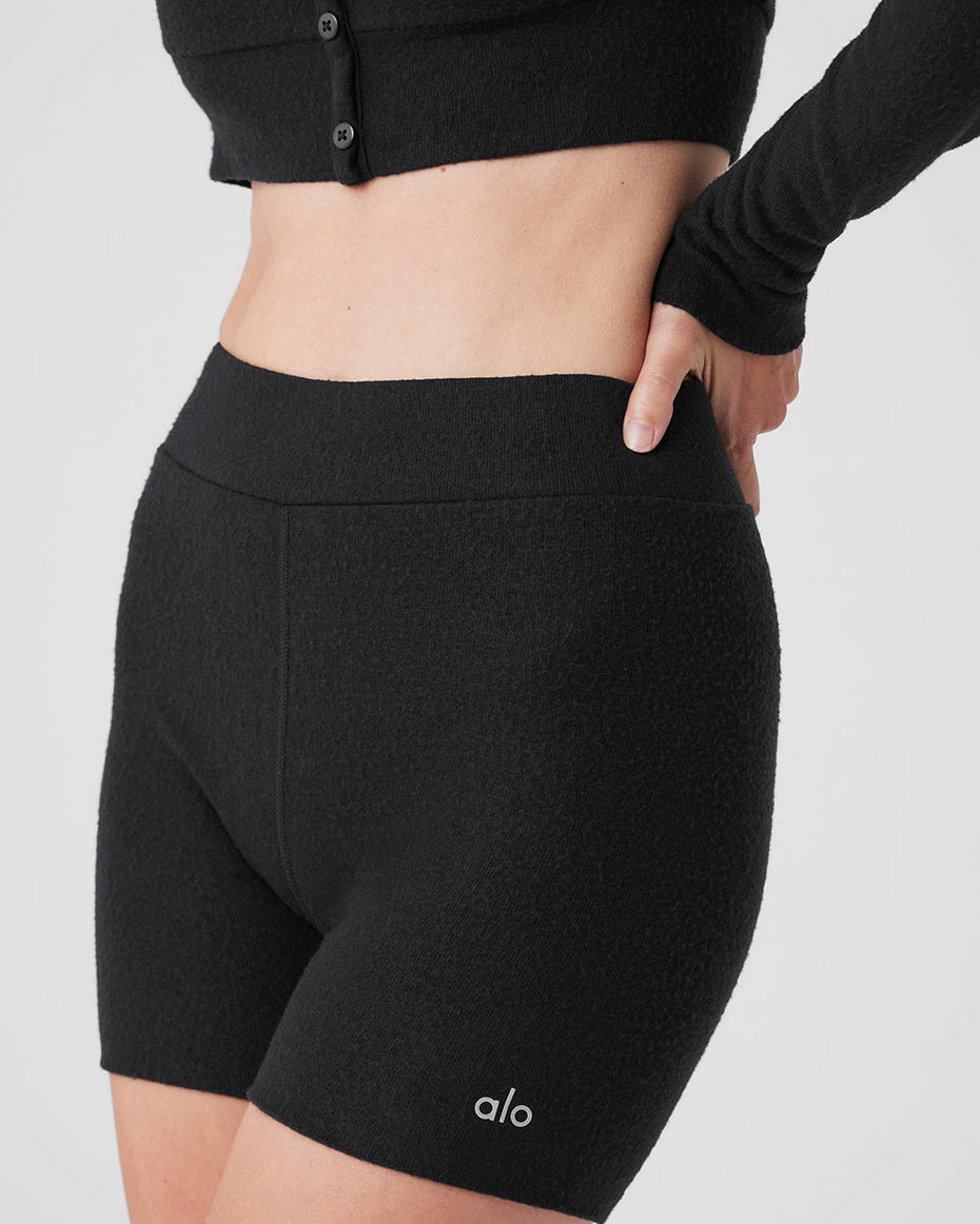 Alolux High-Waist Me Time Short - Black
