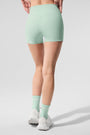 3" Alosoft High-Waist Carefree Short - Spearmint Heather