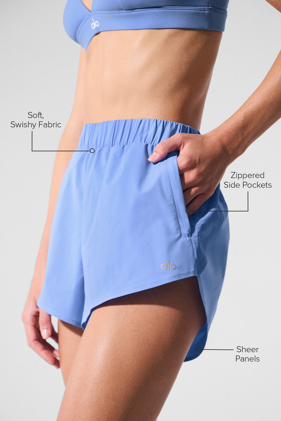 Playmaker Dolphin Short - Crystal Clear Blue