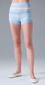 Sport Play High-Waist Knit Short - Seashell Blue/Ivory