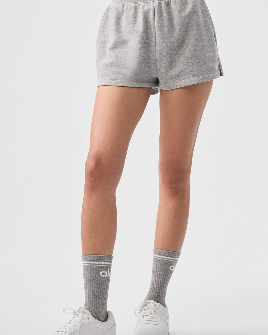 Low Key Sweat Short - Athletic Heather Grey