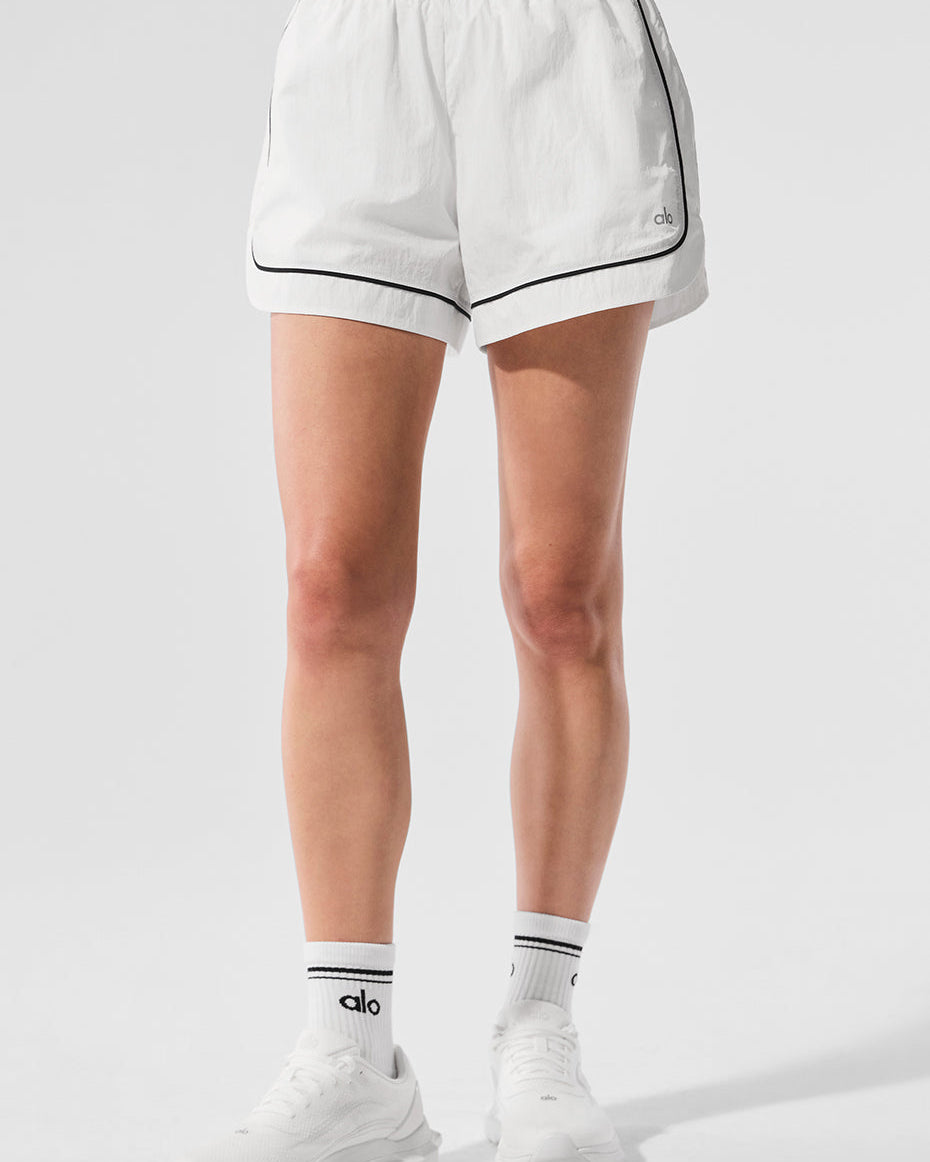 Motivate Track Short - White/Black