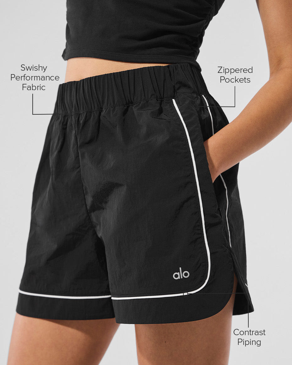 Motivate Track Short - Black/White