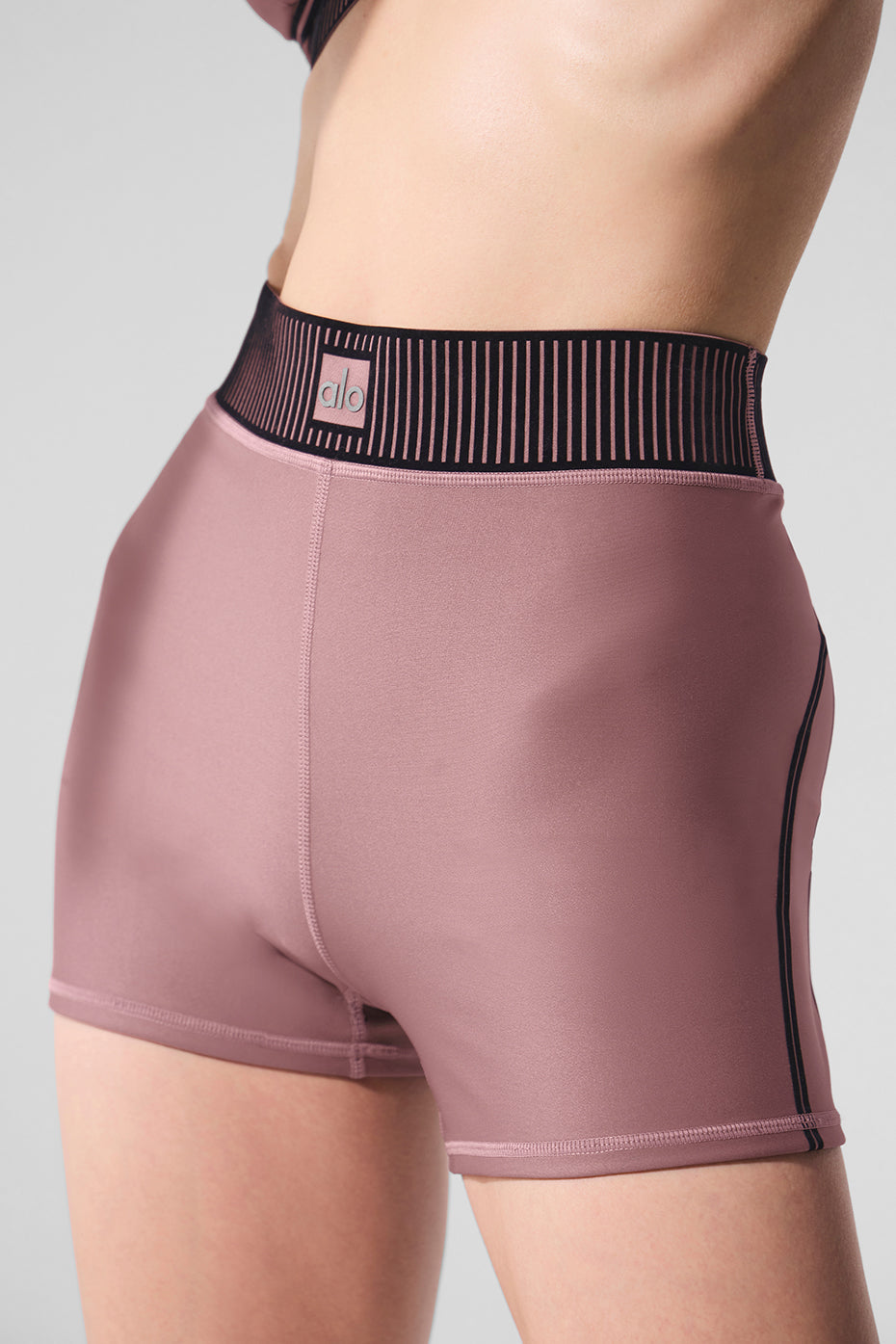 Airlift High-Waist Line Up Short - Smoky Quartz