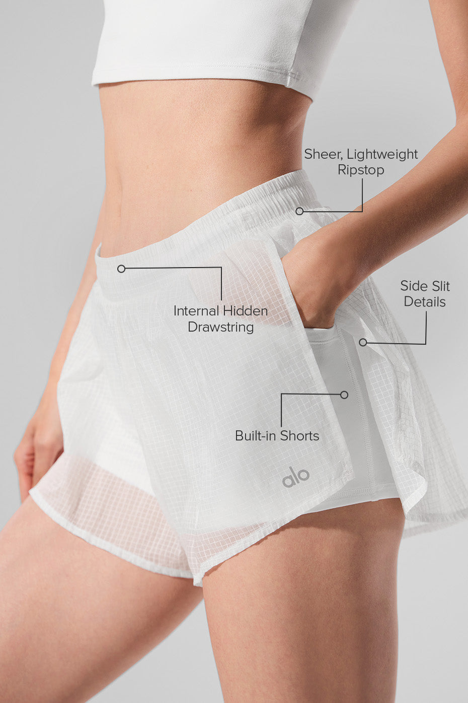 Game Time Short - White