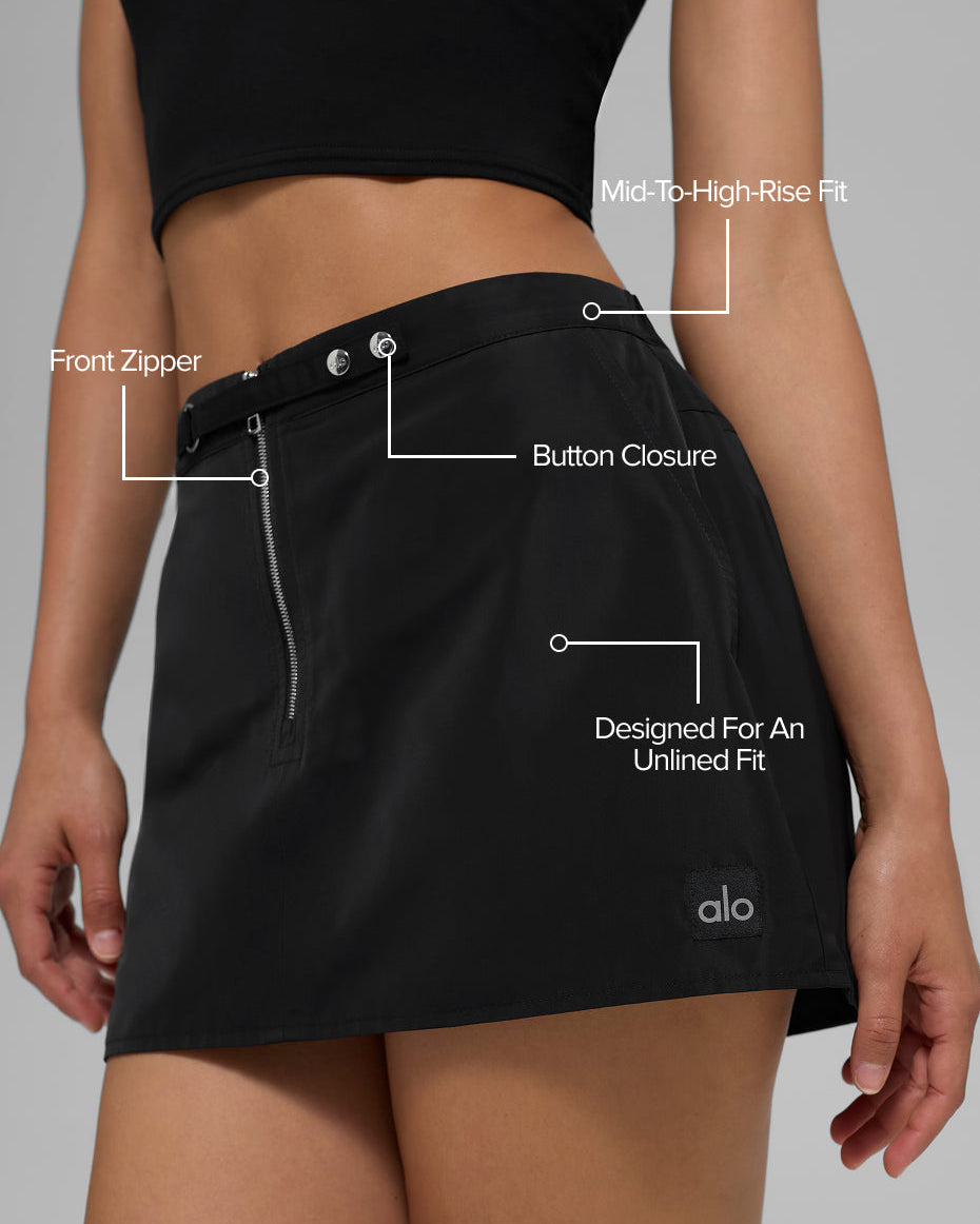 Work It Mini Skirt - Black