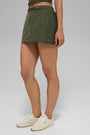 Work It Mini Skirt - Green Olive