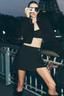 Main Character Mini Skirt - Black