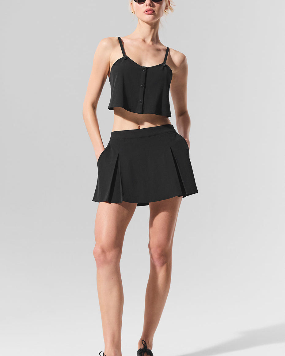 Dreamscape Tennis Skirt - Black
