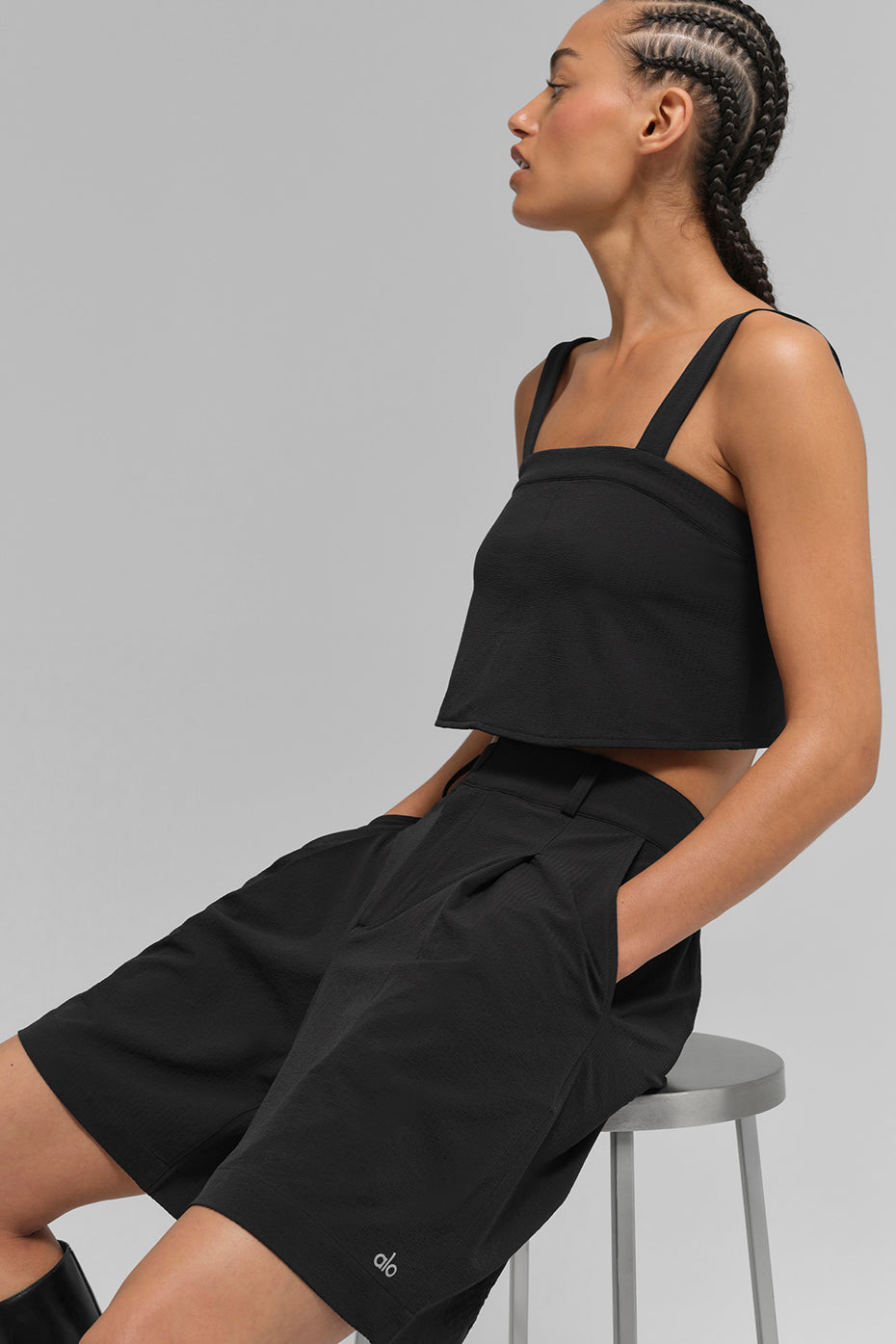 High-Waist Dreamscape Short - Black