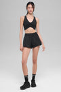 High-Waist Socialite Short - Black