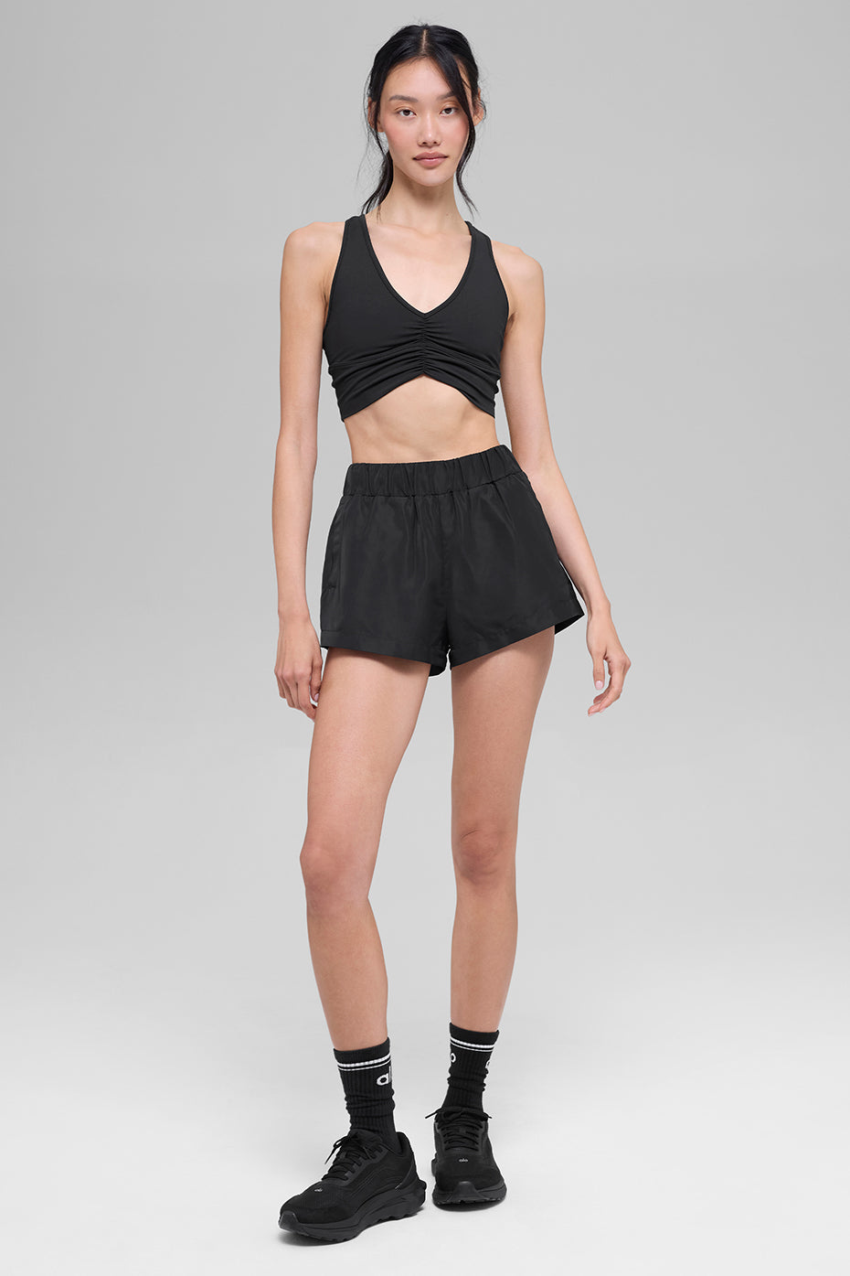 High-Waist Socialite Short - Black