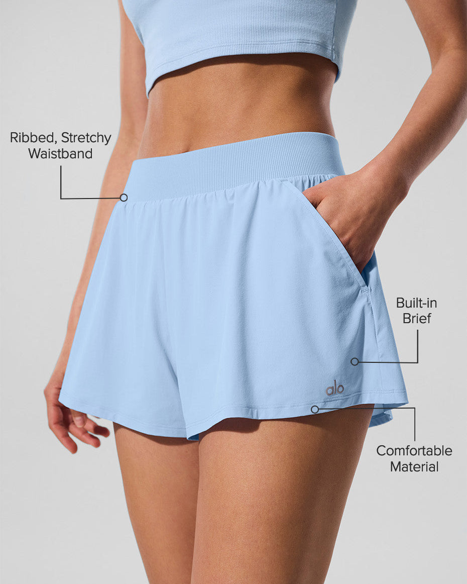 Breezy Short - Seashell Blue