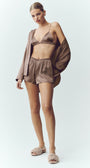 Silk Luminous Short - Alpine Cocoa