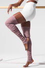 Goddess Leg Warmers - Smoky Quartz Heather