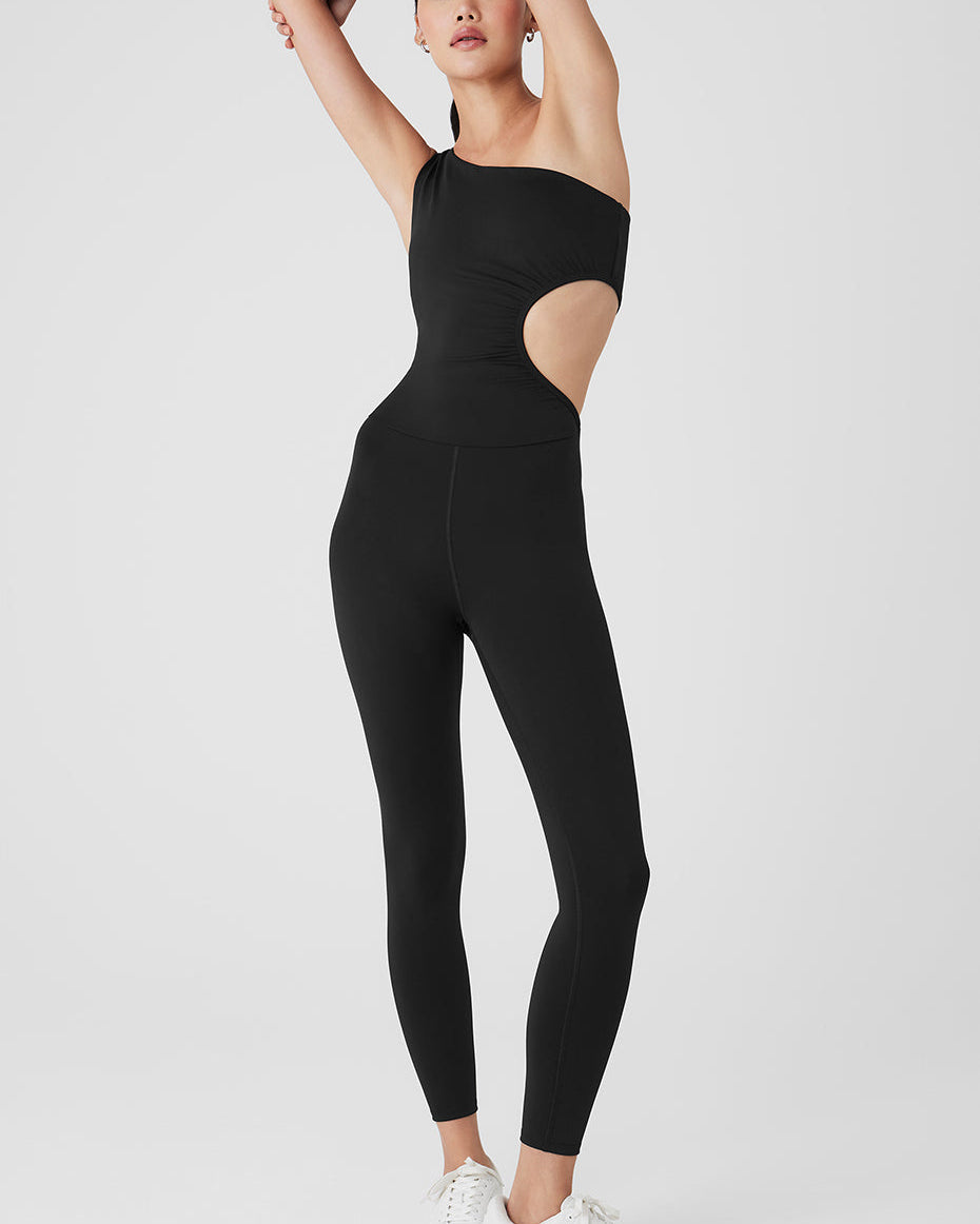 Airlift 7/8 Decadent Bodysuit - Black