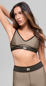 Airlift Line Up Bra - Gravel