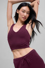 Airbrush Real Bra Tank - Burgundy
