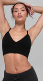 Cashmere Jet Set Bra - Black