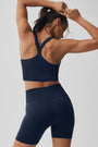 Seamless Ribbed Favorite Bra Tank - Navy