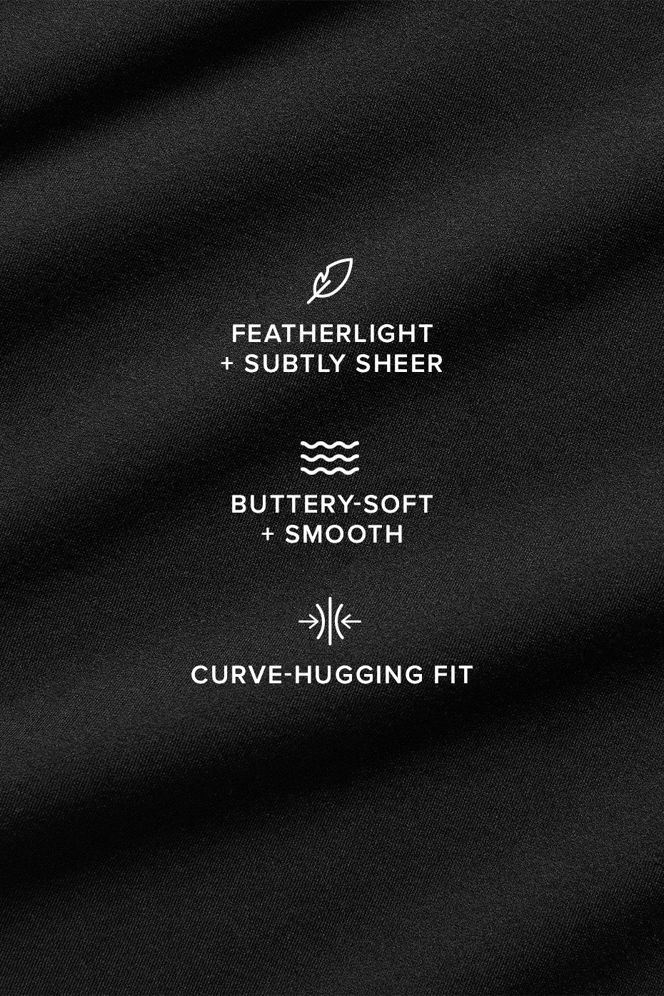 Sheer Glow Bra - Black