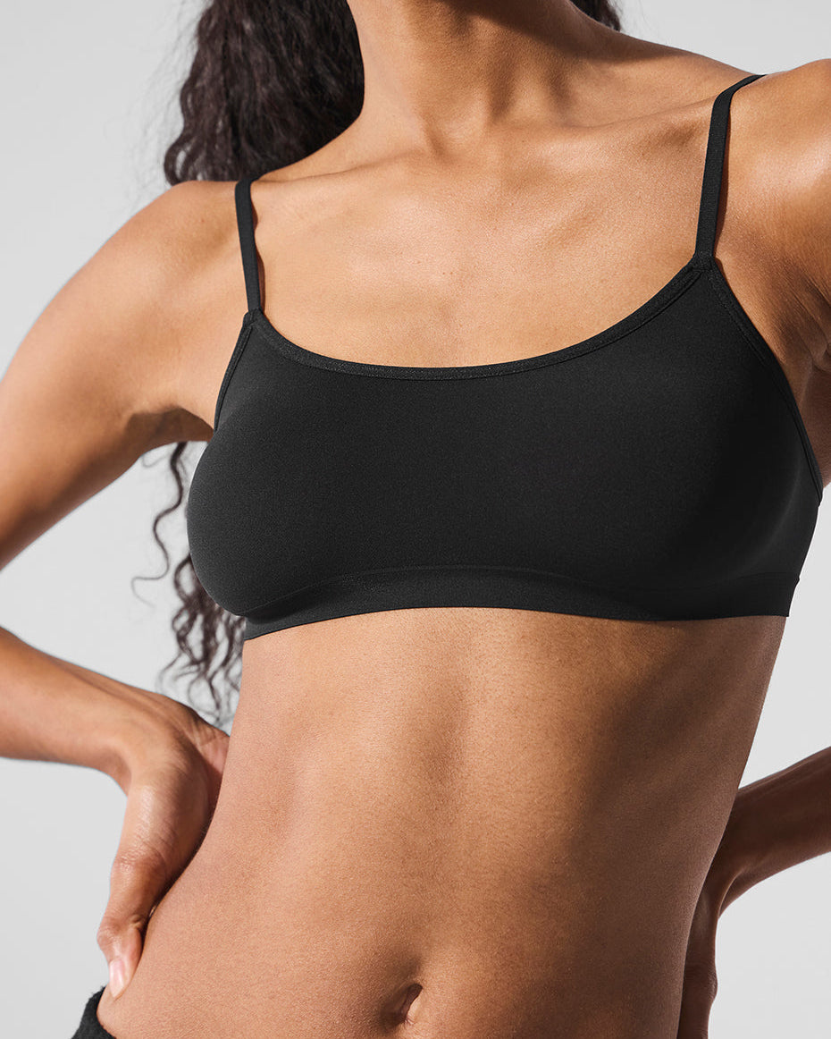 Sheer Glow Bra - Black