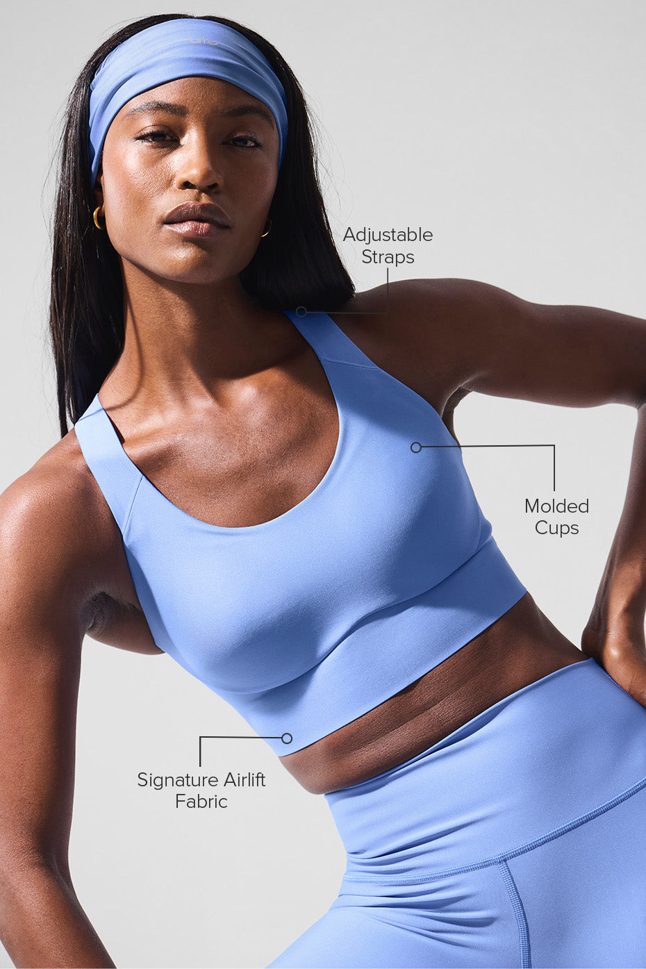 Airlift Empower Bra - Crystal Clear Blue