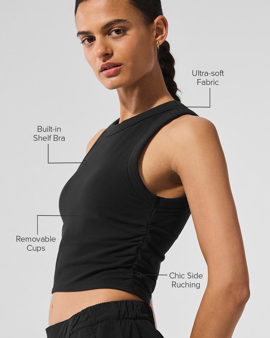 Sway Bra Tank - Black