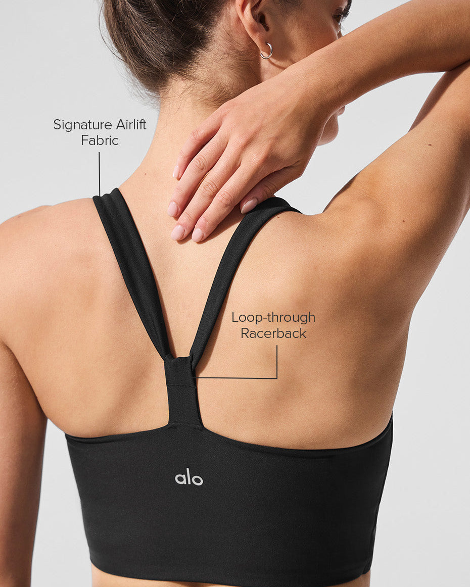 Airlift Sleek Bra Tank - Black