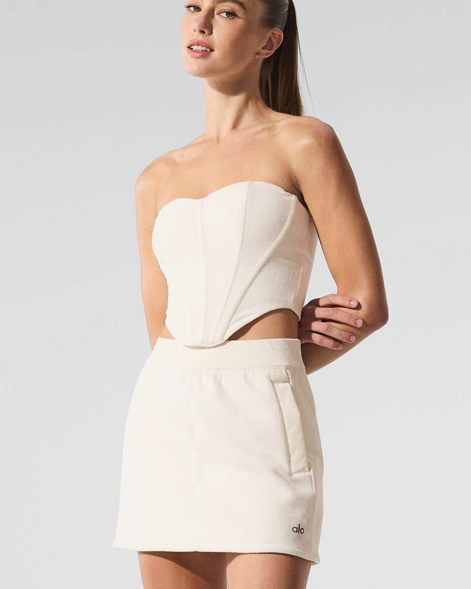 Polar Fleece Corset - Ivory