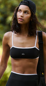 Airlift Charger Bra - Black/White