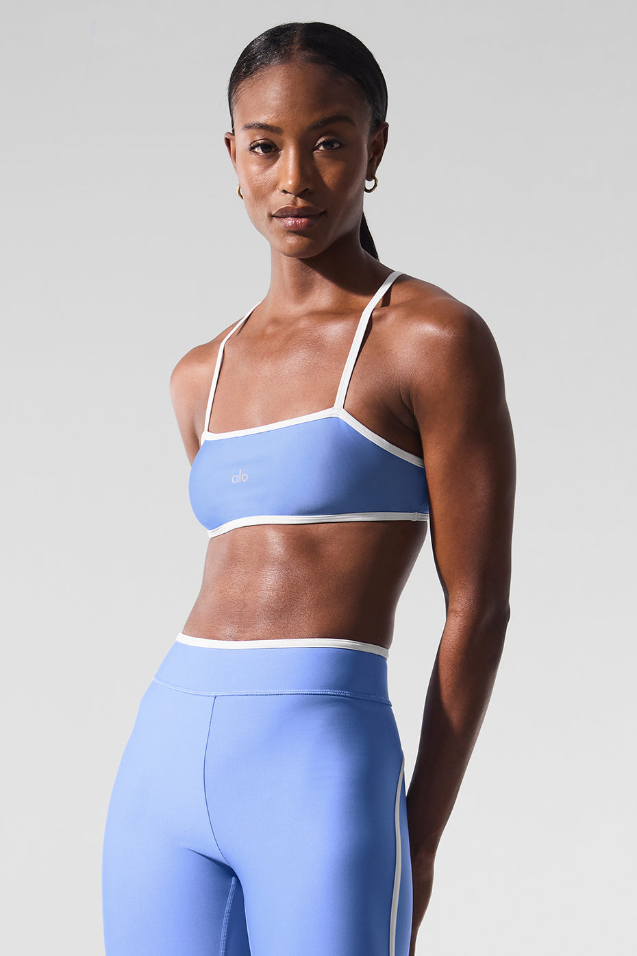 Airlift Charger Bra - Crystal Clear Blue/White