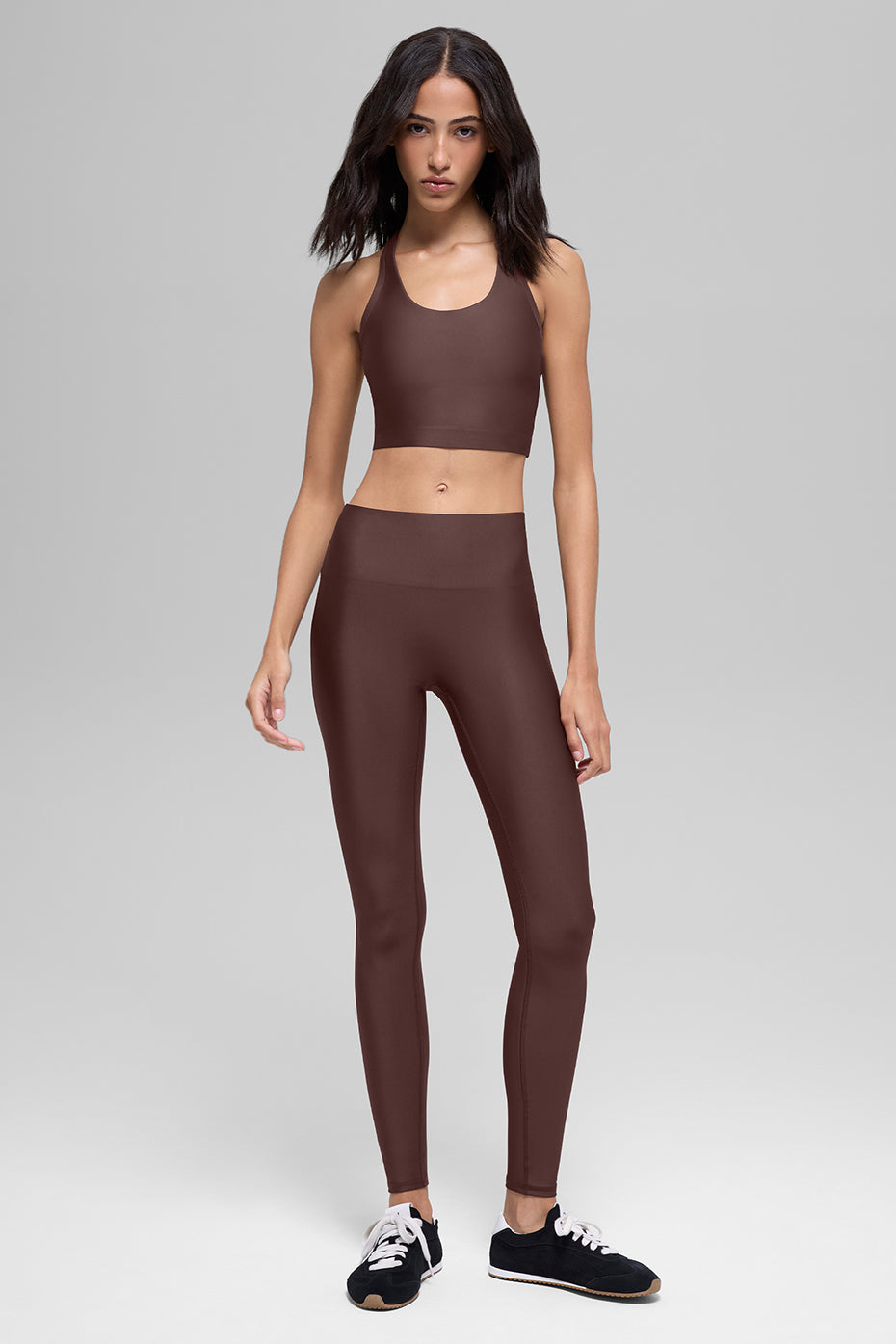 Airlift Super Sleek Bra Tank - Brownstone